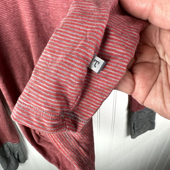 Toad & Co Marron and Gray Top Size Medium - Picture 4 of 5